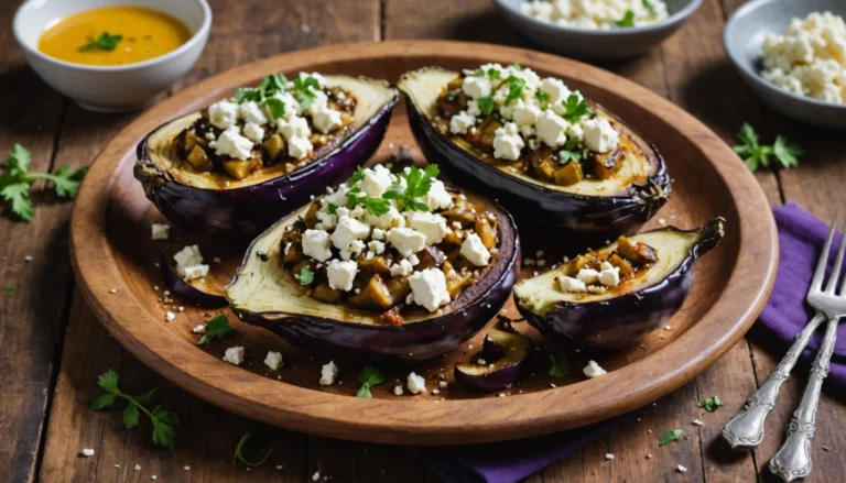 aubergine au four feta
