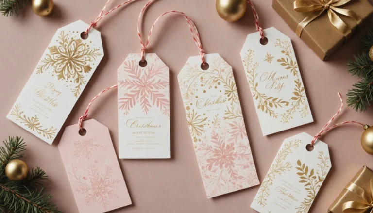 etiquettes de noel a imprimer