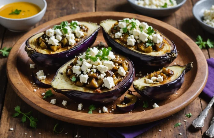 aubergine au four feta