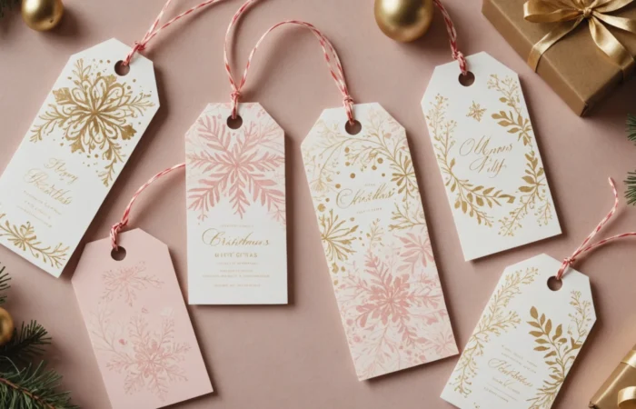 etiquettes de noel a imprimer