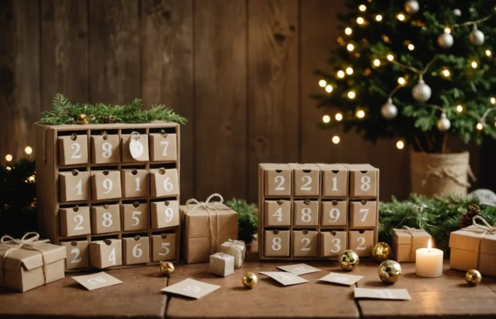 idées calendrier de l'avent fait maison